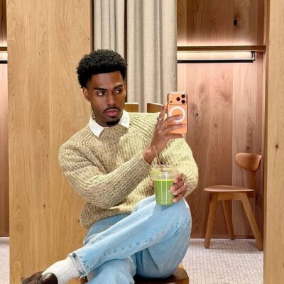Premium Beige Knit Sweater – Relaxed Fit